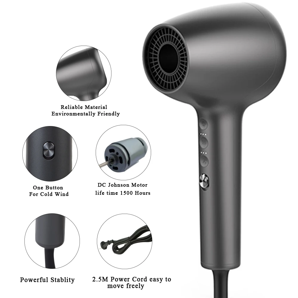 Hollow Design 2000w Powerful Motor Negative Ionic Vacuum Hair Dryer Blowdryer Hairdryer Buy