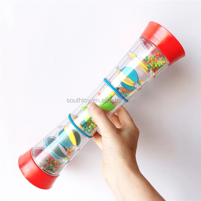 Toddler Rainstick Tube Shaker Twirly Whirly Active Rainmaker Rainfall