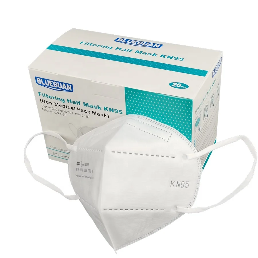 Kn95 Mask Respirator Filtration>95 Antifog,Dustproof Adjustable