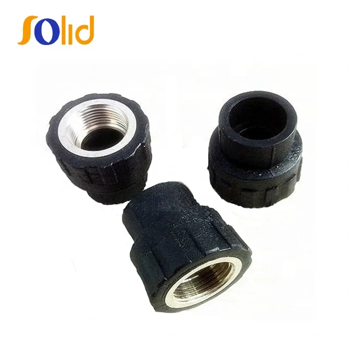 Buttfusion Pipe Fittings HDPE Injection Female Male Welding Adapter Elbow