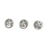 FB-488 New design pentagram five-pointed decorative round sewing shirt custom metal shank button