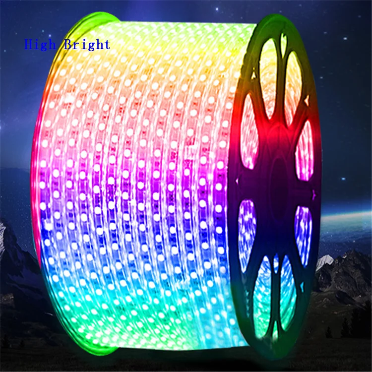 Chips multi colour rope waterproof 100m smart 5050 led strip lights