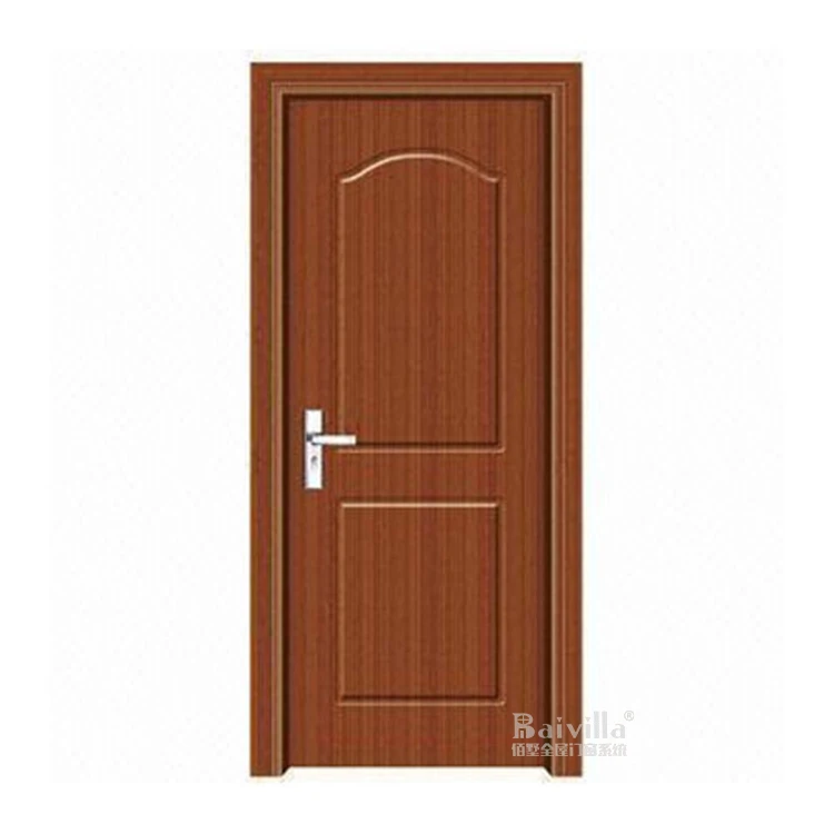 Fancy french interior accordion glass solid wooden doors