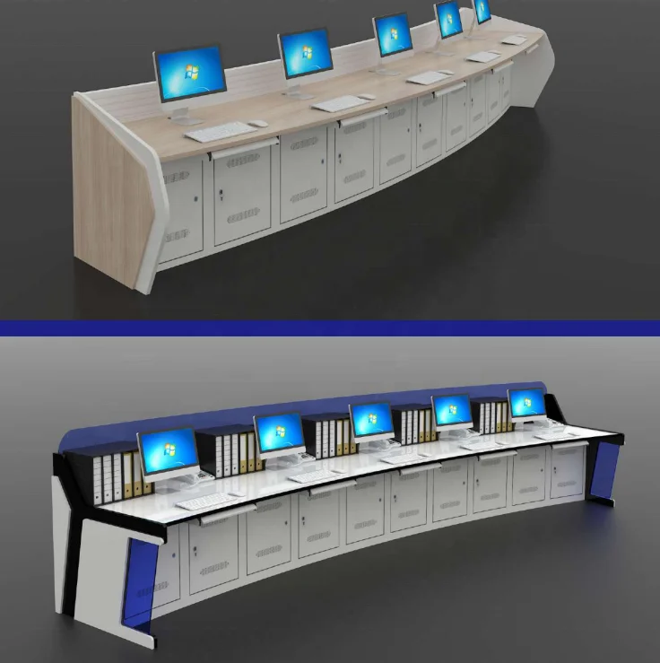 Laboratory Console Table Control Center Desk Platform Dispatching Room ...