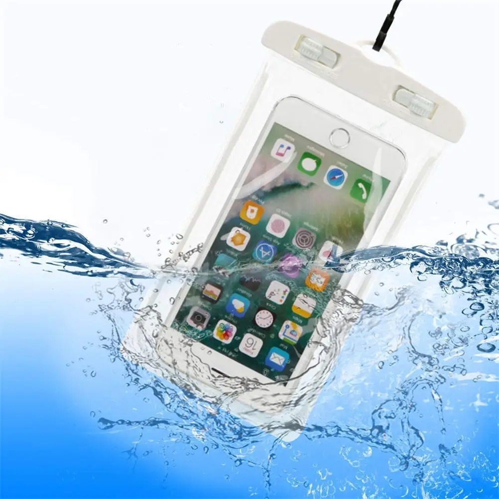 Waterproof Case Mobile Phone Glow Dry Bag Waterproof Bag Pouch Clear Pvc Touch Screen Compatible