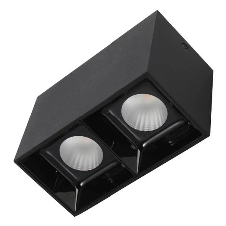 CE TUV 2*5w 2*7w 2*9w 2*12w mounted surface led square downlight double heards led downlight surface mounted twin