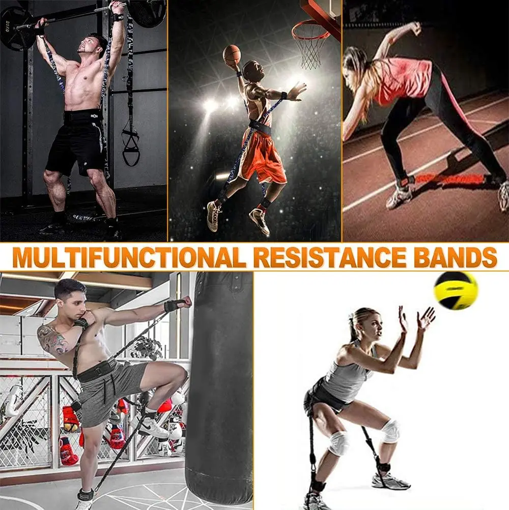 Boxing Resistance Bands Set For Speed And Agility Workout Band Ankle