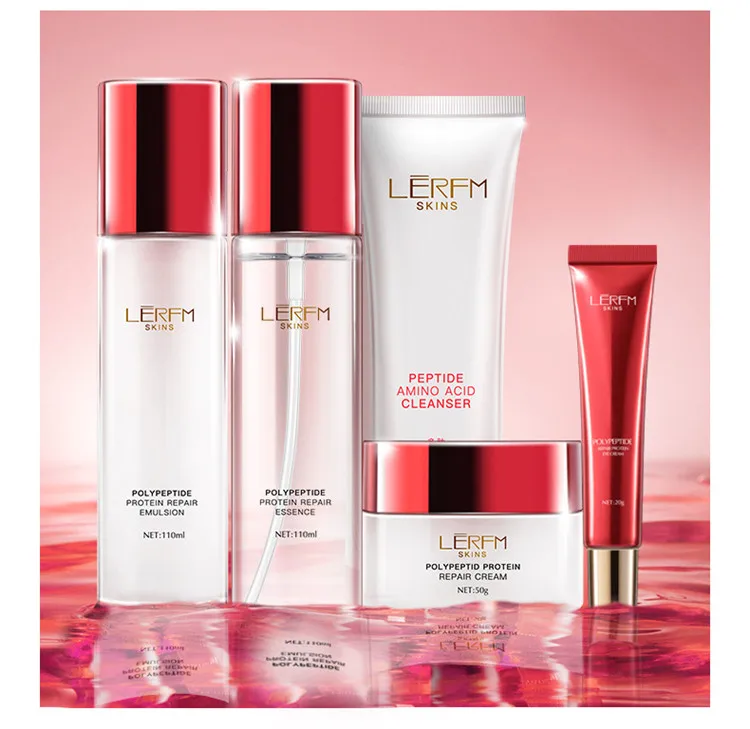 LERFM anti-wrinkle firming skin care set for ladies hydrating anti-aging cosmetics