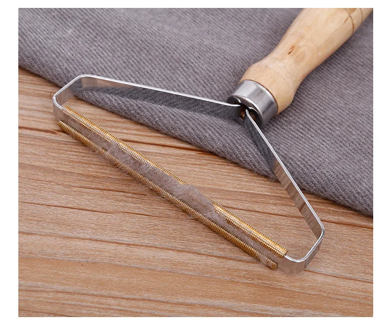 Wooden Cashmere Sweater Fabric Clothes Lint Remover Trimmer Shaver