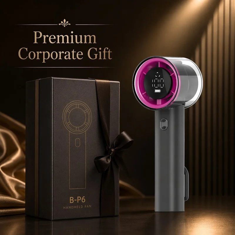 Handheld Foldable Portable Fan, USB, 1800mAh, Brushless - detail 2