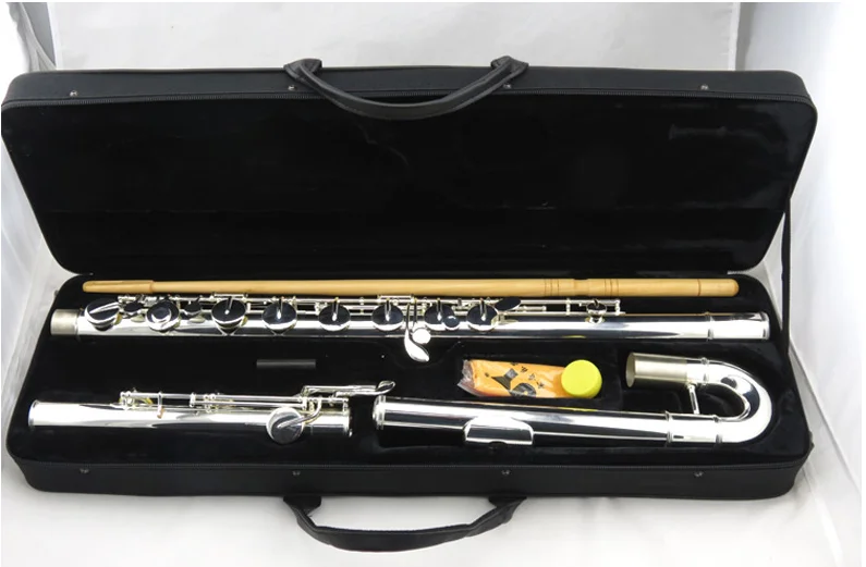 16 Closed Holes Silver Plated Bass Flute Price Buy Bass Flute Price
