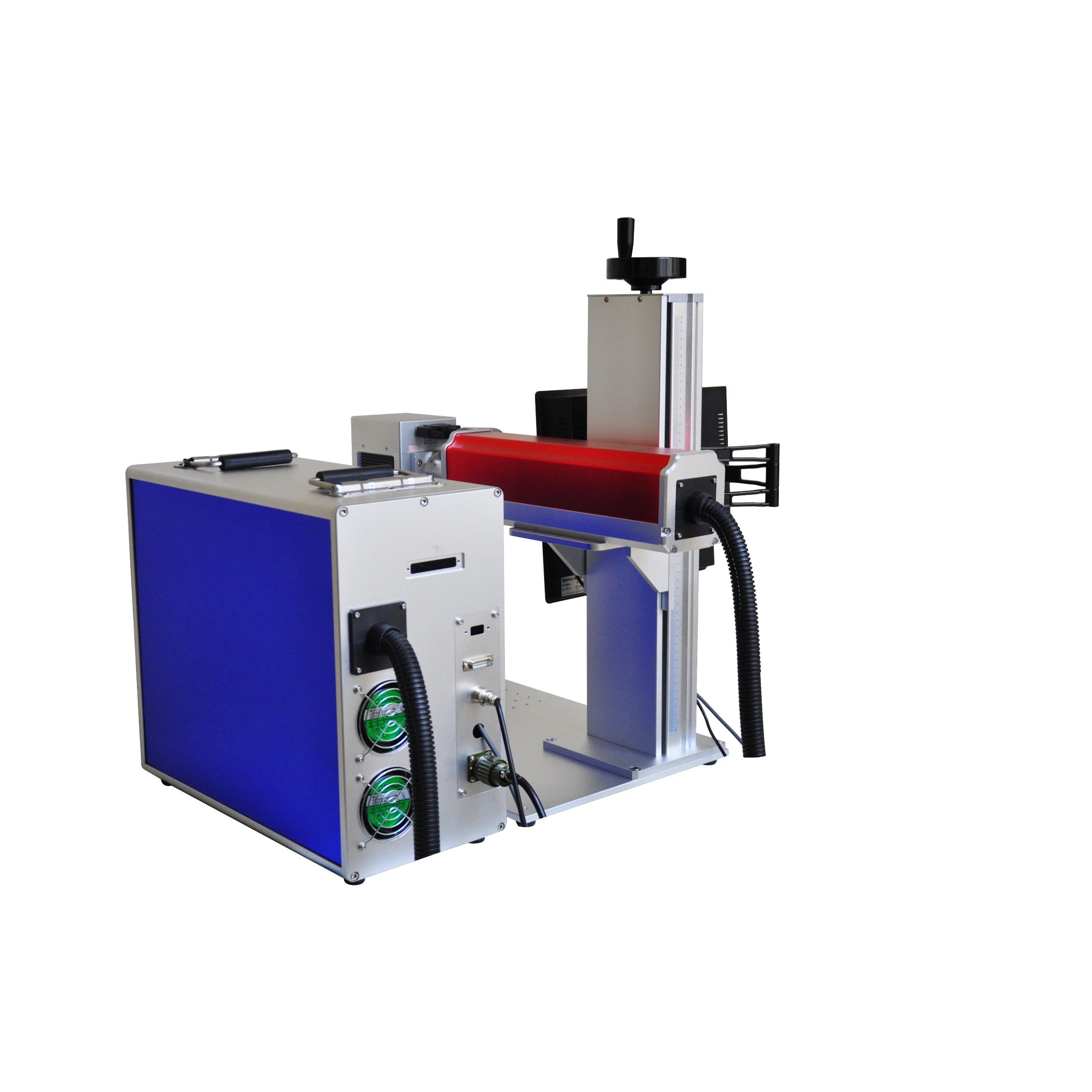 raycus金属激光雕刻机便携式20w 30w 50w mopa金色金属智能彩色光纤