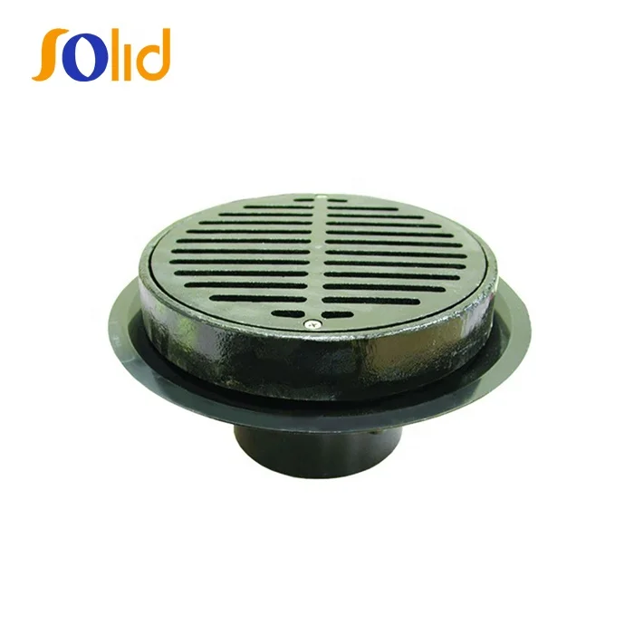 Heavy Duty Cast Iron Manhole Cover Floor Drain Quick Slop Floor Drain Roof Drain