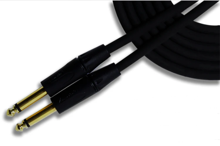 Hot Sale 6m 1/4 Inch Mono Jack Instrument Cable Audio Cable Guitar