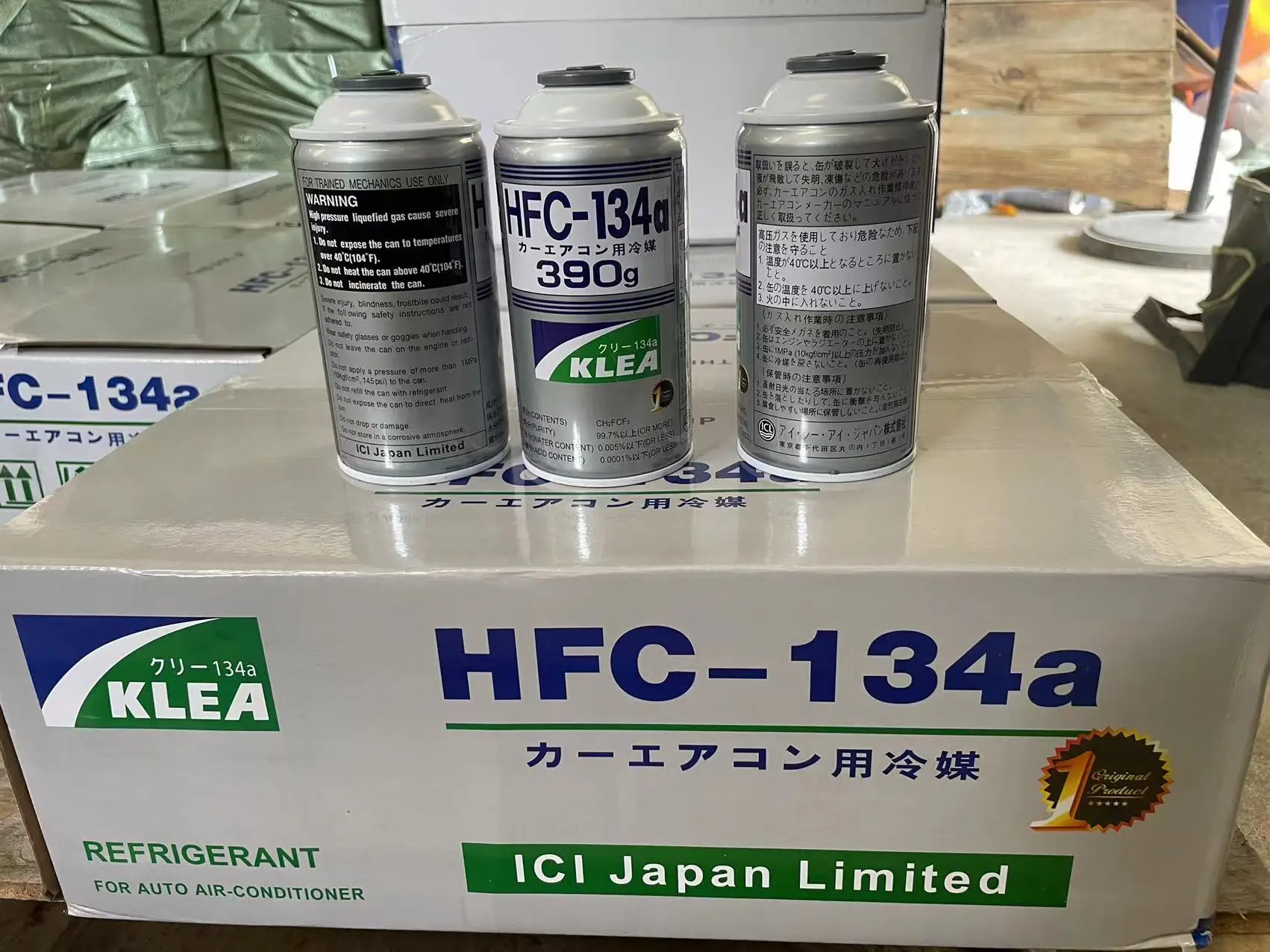 Klea Refrigerant Gas R134a Automotive Refrigerant Hfc134a 390g Purity
