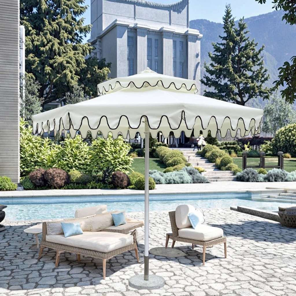 best rated large patio umbrella PURPLE LEAF Outdoor Patio Umbrella with Base, Best White Cantilever  Umbrellas