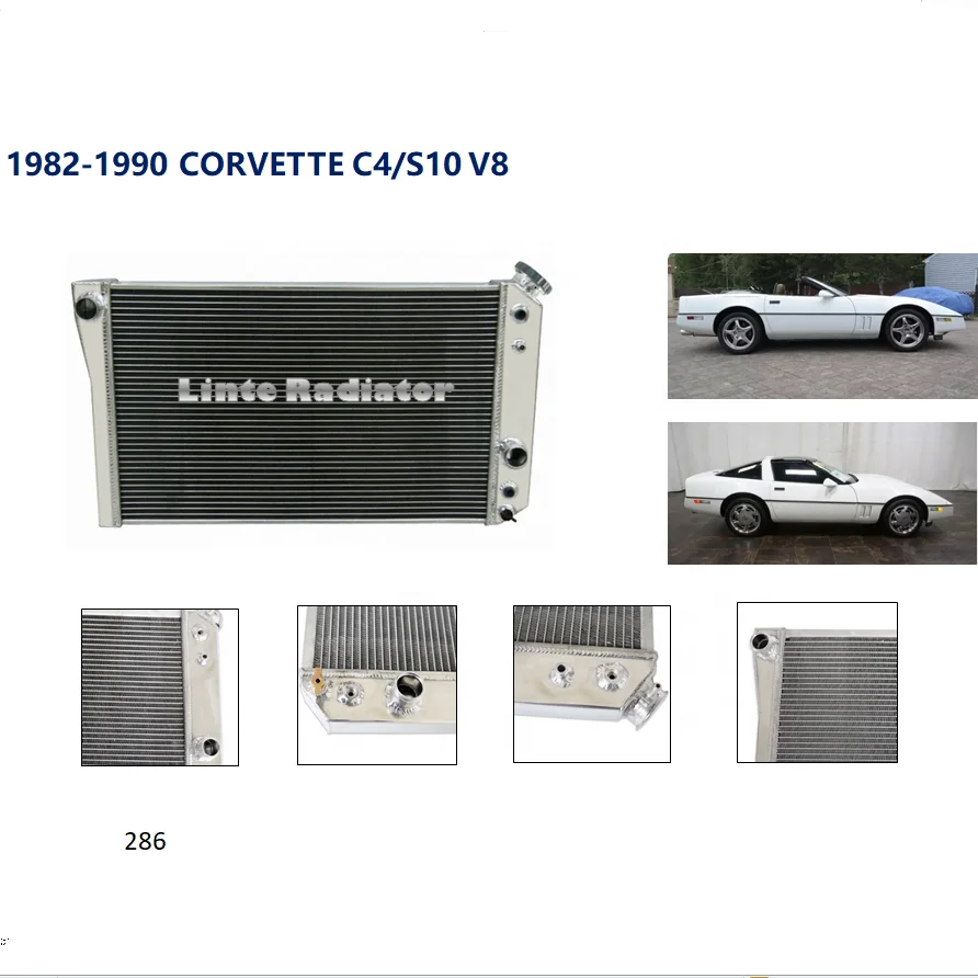 Linte All Aluminum Radiator For 19821990 Corvette C4/s10 V8 Buy