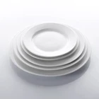 Guangzhou Factory Ceramic Dinnerware Easy Clean Porcelain Charger Plates Pasta Flat Plates