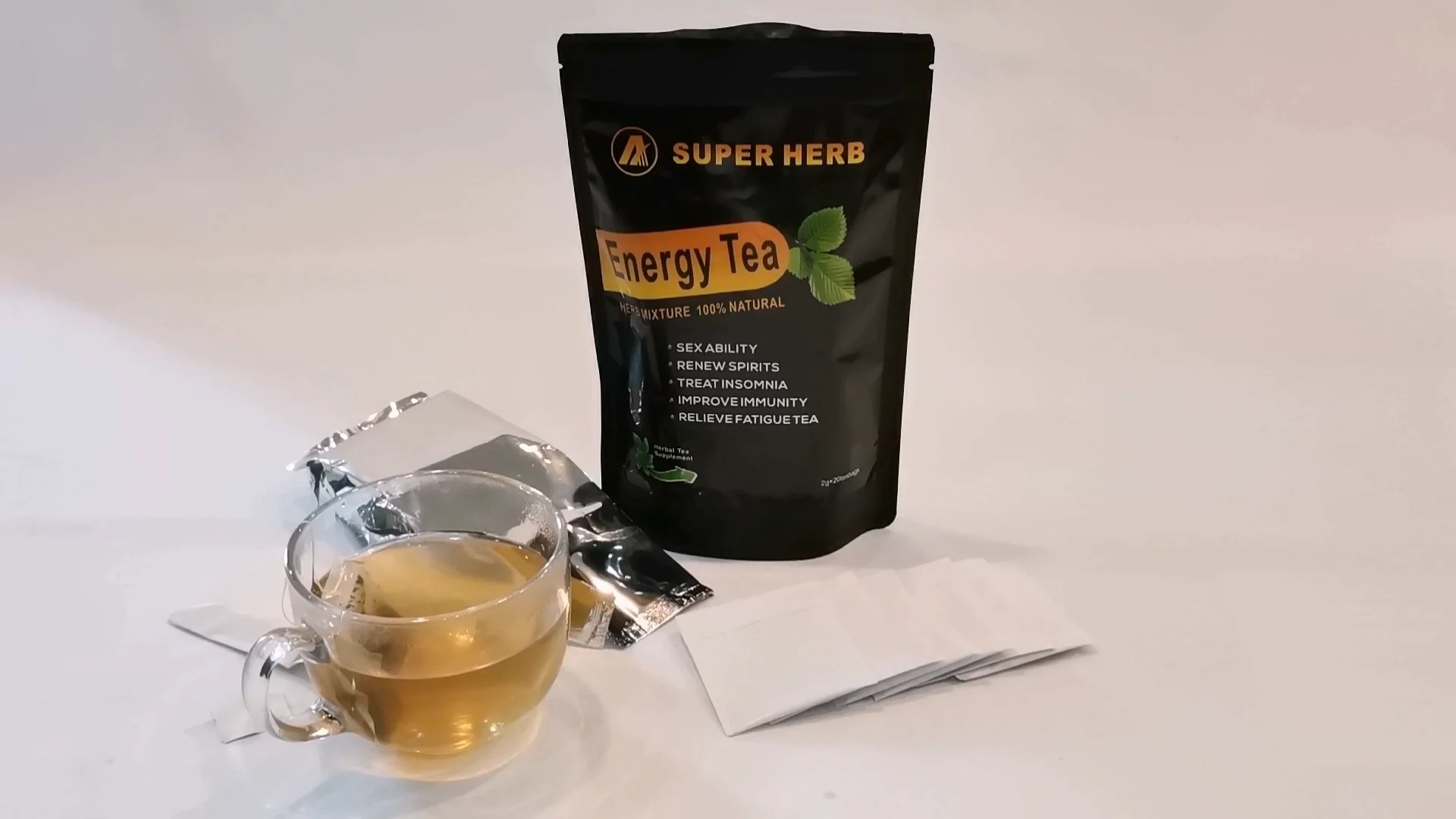 100 Natural Herbal Energy Tonic Male Sexual Enhancement Make Love Tea