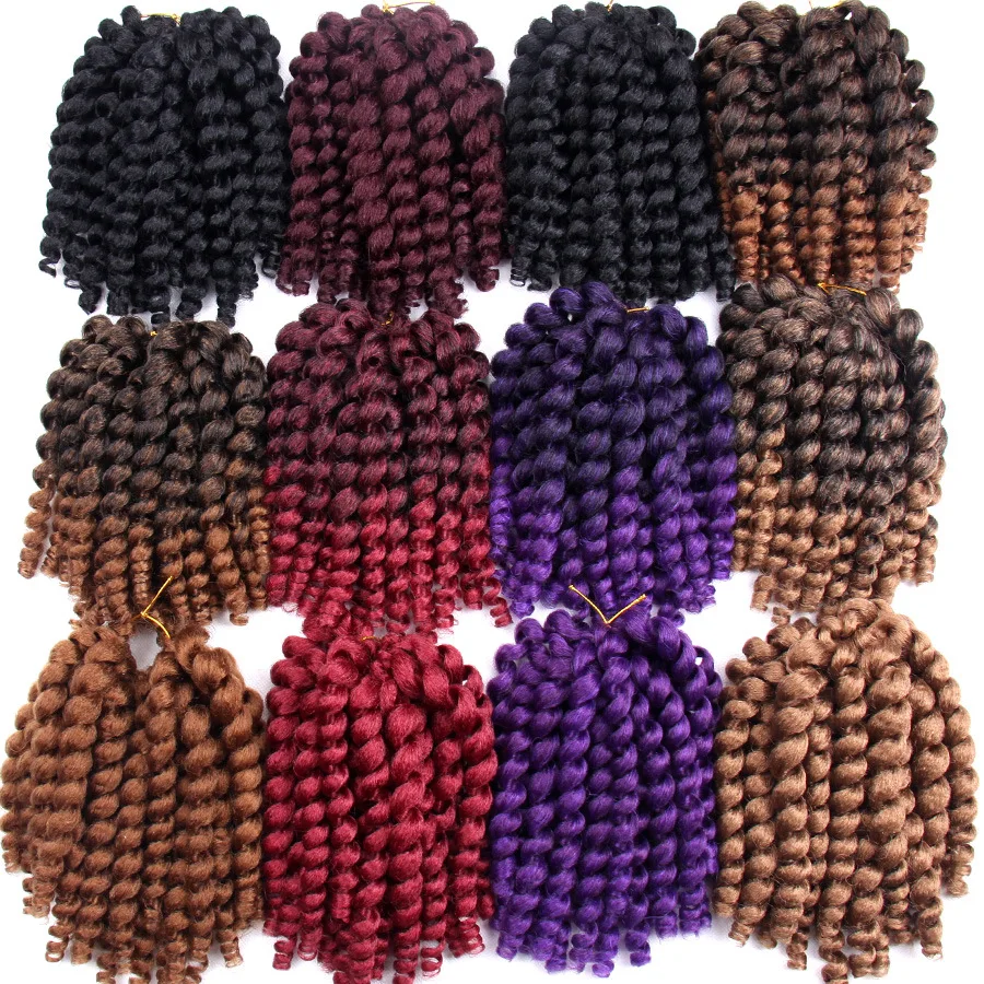 Wand Curl Bounce Crochet Braids African Collection Synthetic Crochet