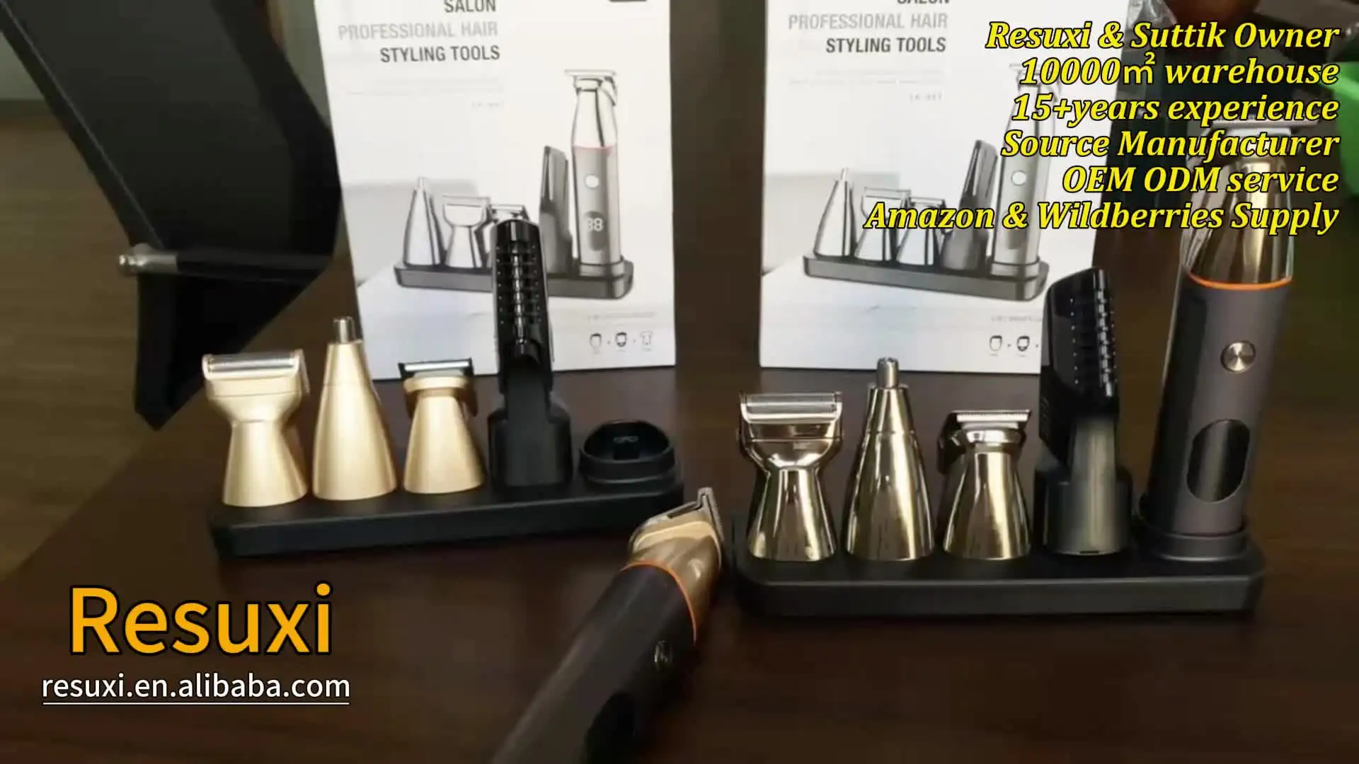 Resuxi LK-881 - Professional Waterproof Hair Clipper for Men