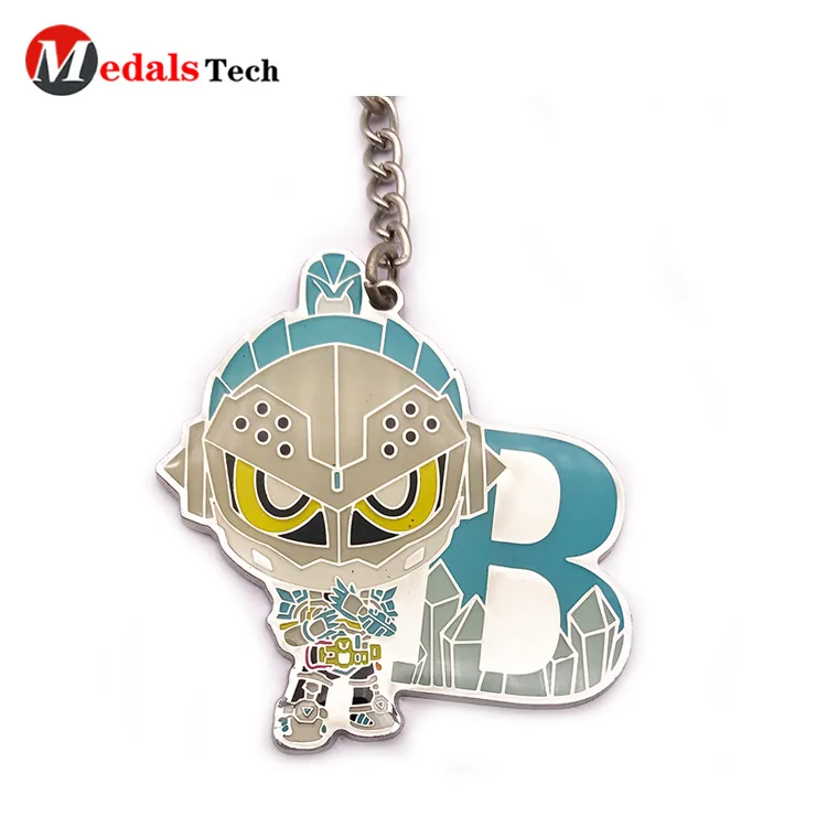 Wholesale promotional gifts metal logo love gift keychain for girls