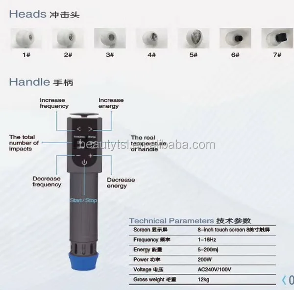 LINGMEI SW10C shockwave for ed / shock wave ed /extra corprol shock wave machine for ed