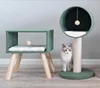 Nordic style cat tree topsale Wholesale high quality unique wooden scratcher fashionable sisal pet products cat tree