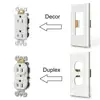 two shape LED night lighting light outlet plate 0.2W warm white