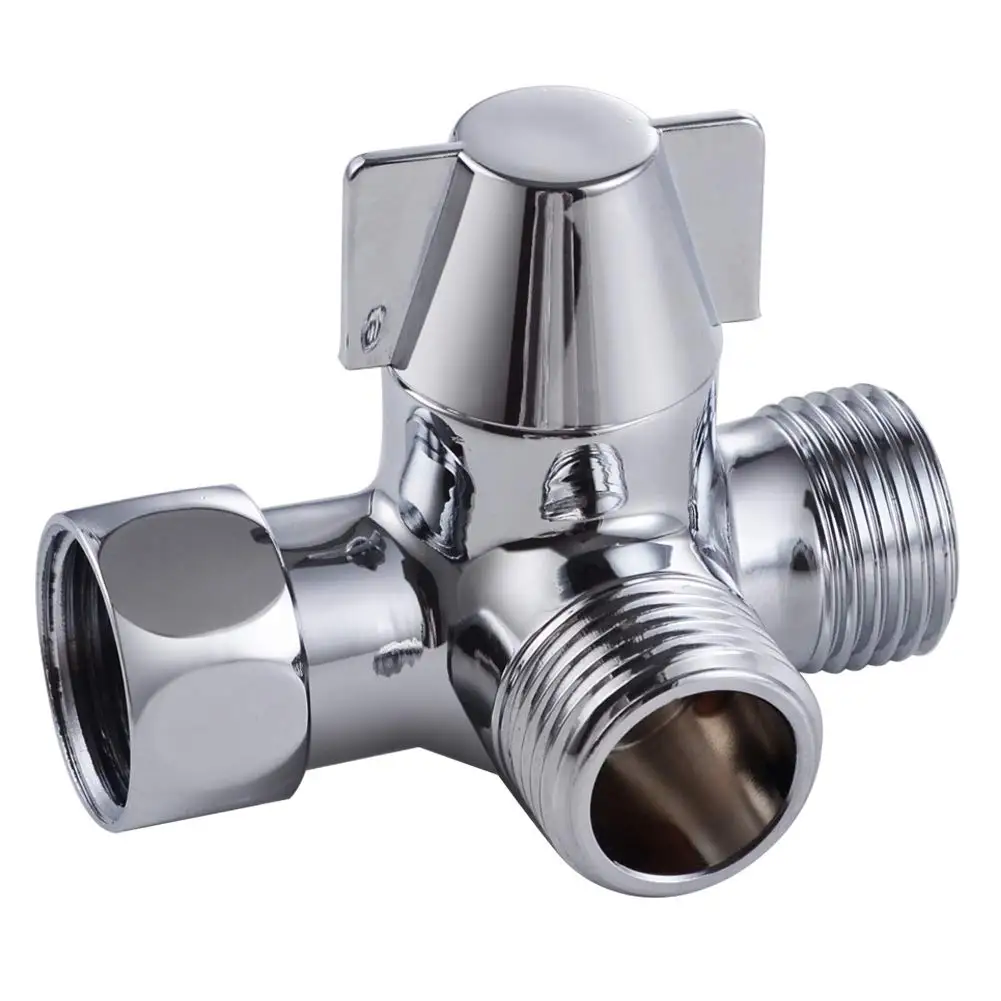 Brass 3 Way Shower Diverter Chrome Brass Shower Arm Diverter For Hand ...