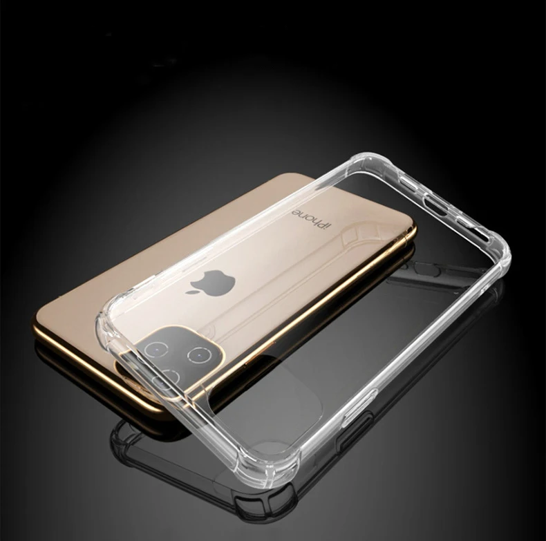 Shockproof clear hard case for iphone 11 11 pro 11 pro max hard back cover