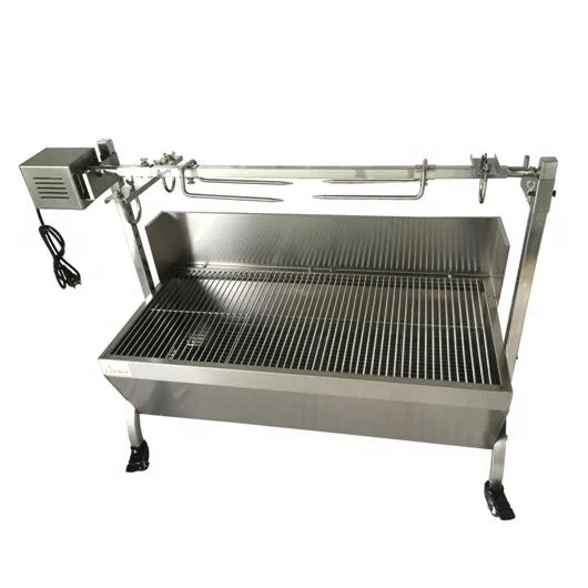 Stainless Steel Charcoal Bbq Grill Outdoor Bbq Grill Rotating Bbq Grill