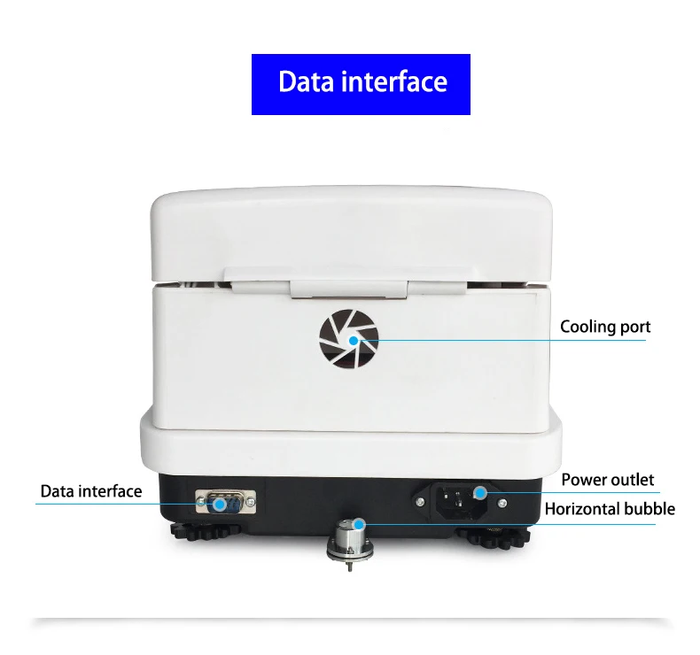 NADE HD touch screen Halogen Moisture analyzer NDHD-16 110g/0.005g 0.02% with German HBM sensor for grain lab