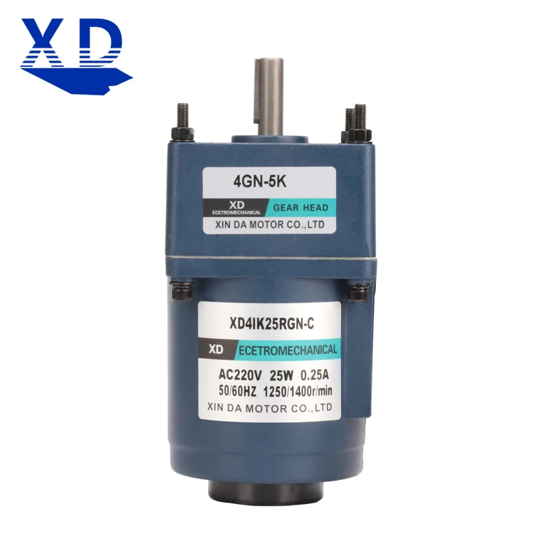 220v Ac Reduction Motor 25w Gear Reduction Motor Miniature Speed Adjustment Pony Singlephase