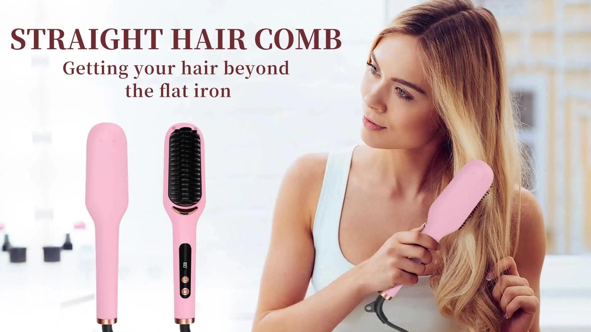 New Arrival Hot Comb Straightener Electric Hair Styler