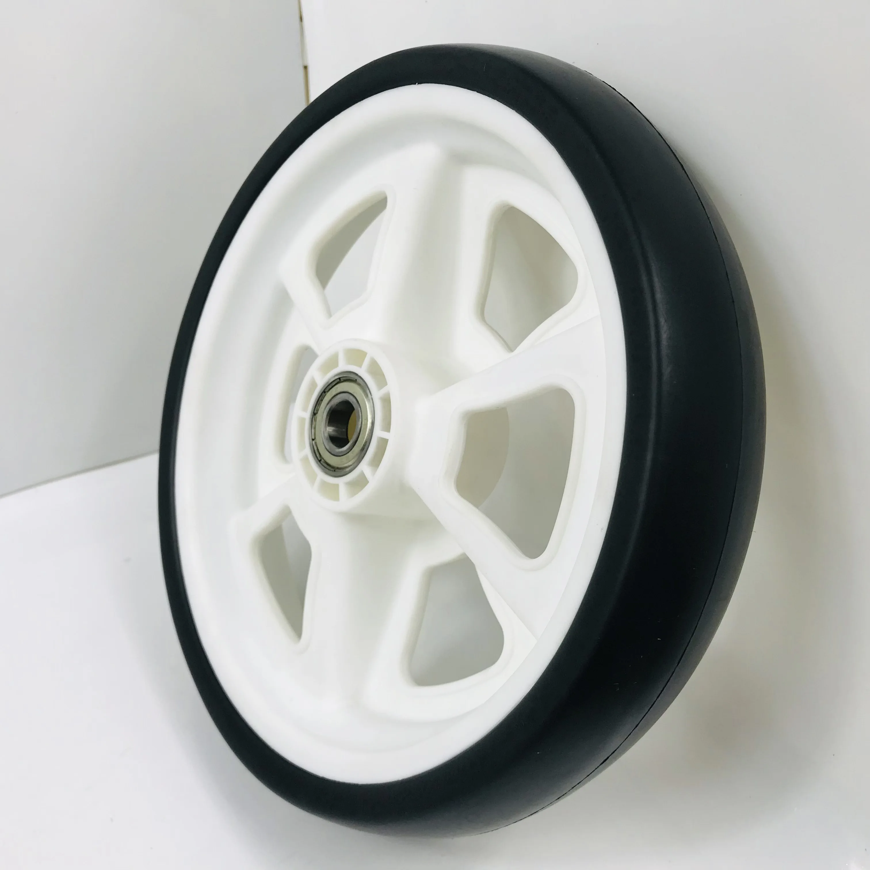 Lightweight Golf Trolley Wheel 8" Eva Foam Tires 3 Wheel Golf Caddy