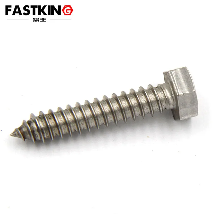 Stainless Steel Hex Wood Bolt Self Tapping Screw Buy Wood Bolt,Hex