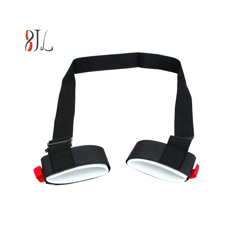 Black Practical Skiing Poles Fixing Strap Fine Workmanship Ski Belt