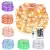 Colorful synchronous led copper wire string lights 24-key wireless remote control Christmas bar karaoke party decoration lights