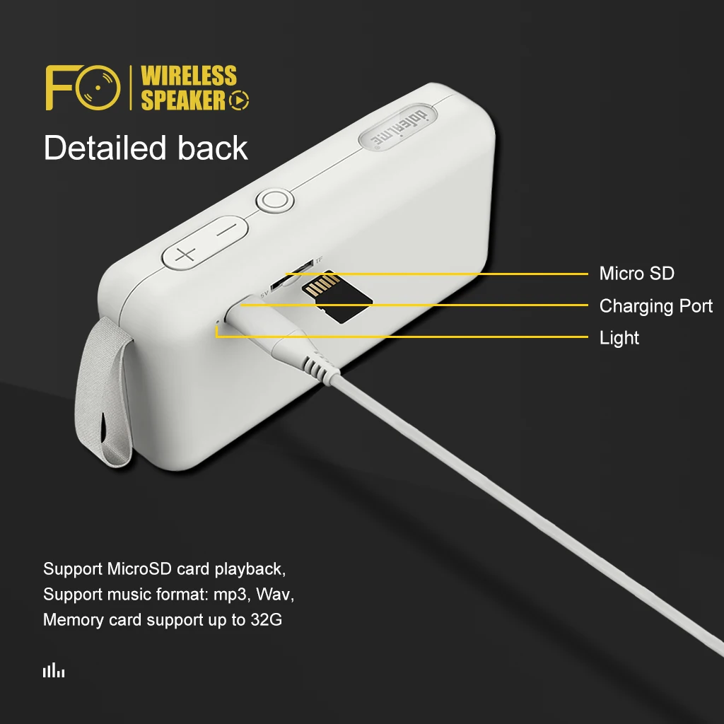 Cheap music mini subwoofer handsfree wireless bluetooths speaker YZF0 with TF card - ANKUX.COM