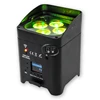 Battery LED Par Light Wireless Freedom Par Light 4 X 18W Rgbwauv Wifi Control Wireless Led Uplight With IR Remote