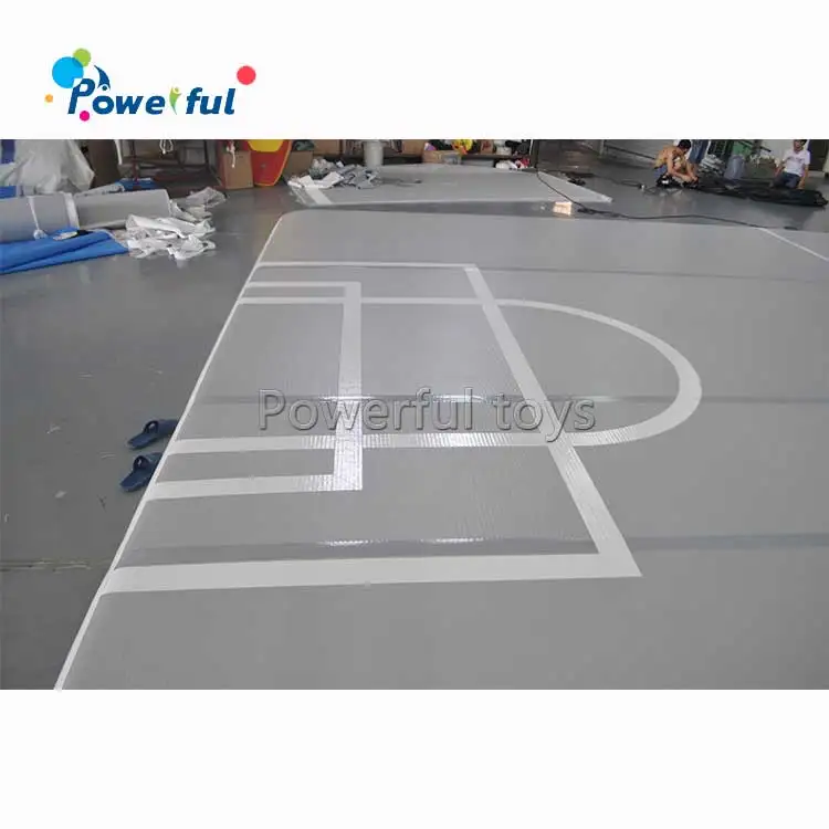Customized inflatable soccer air track for trampoline park