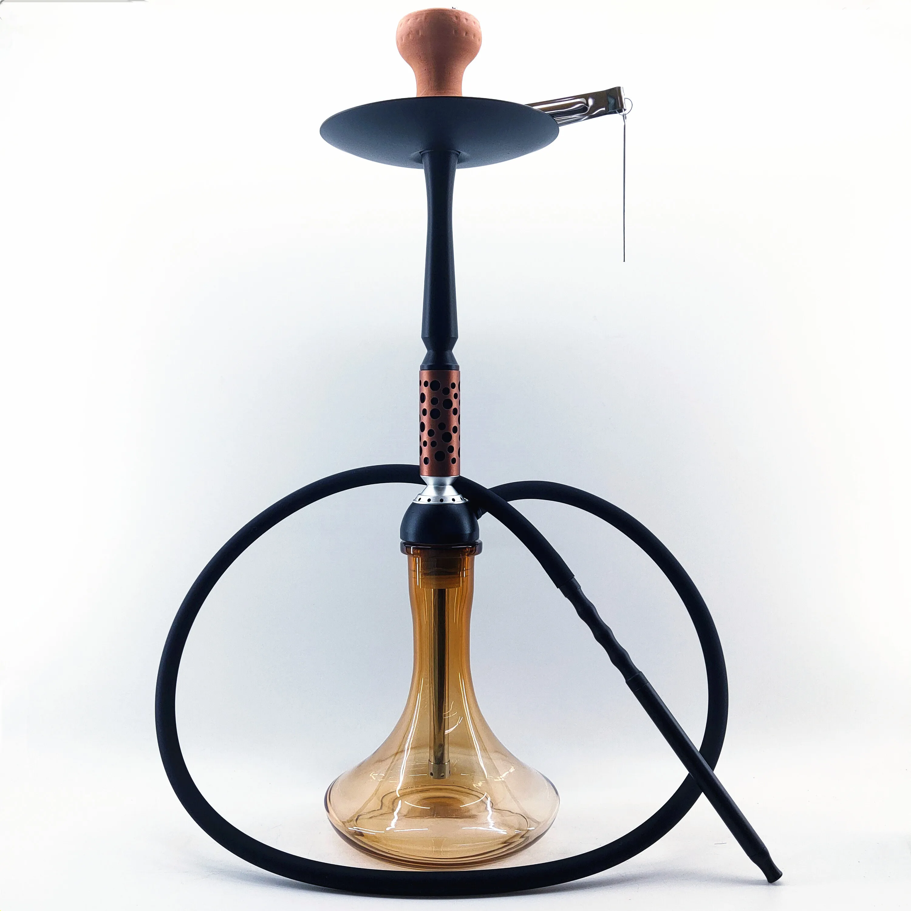 Pure Hand Made Crystal Sheesha Smoke Hookahs With Natural Amber Color