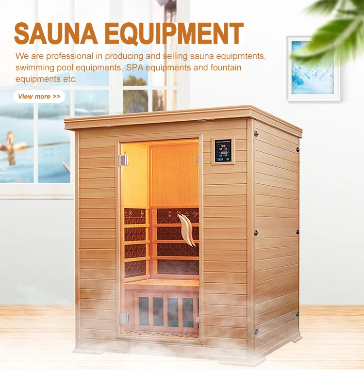 Customized Size One Person Portable Infrared Sauna With Clear Light