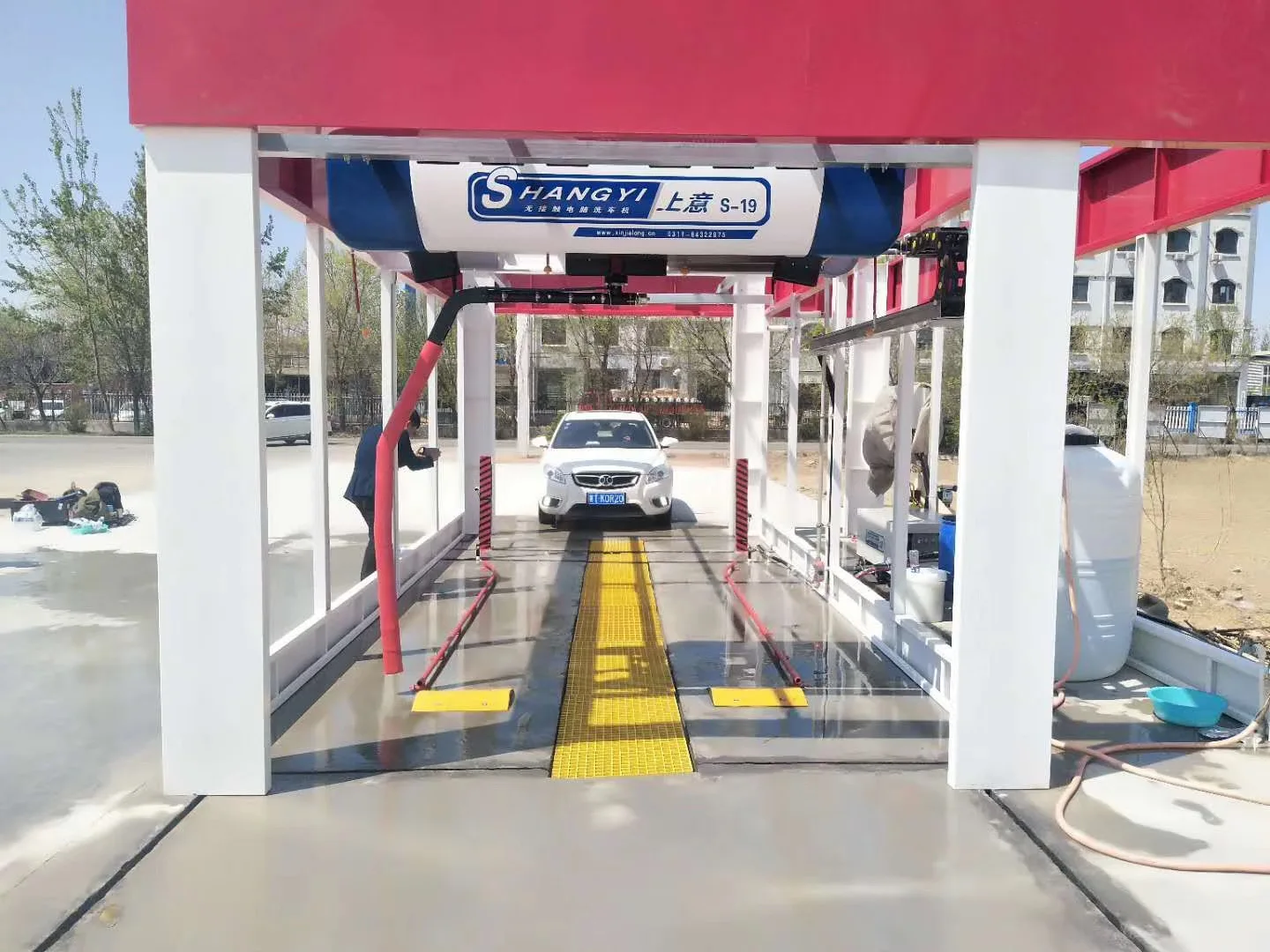 Best Service Complete Automatic Car Washing Machine Vapour Fully Tunnel