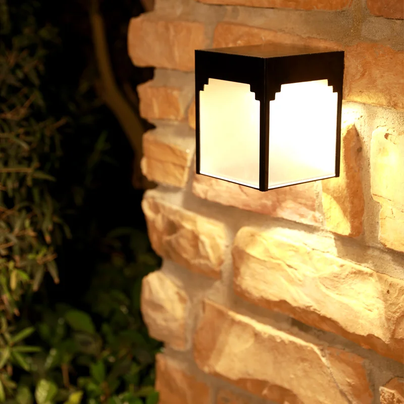 Outdoor Waterproof Led Exterior Wall Solar Porch Light Buy Solar