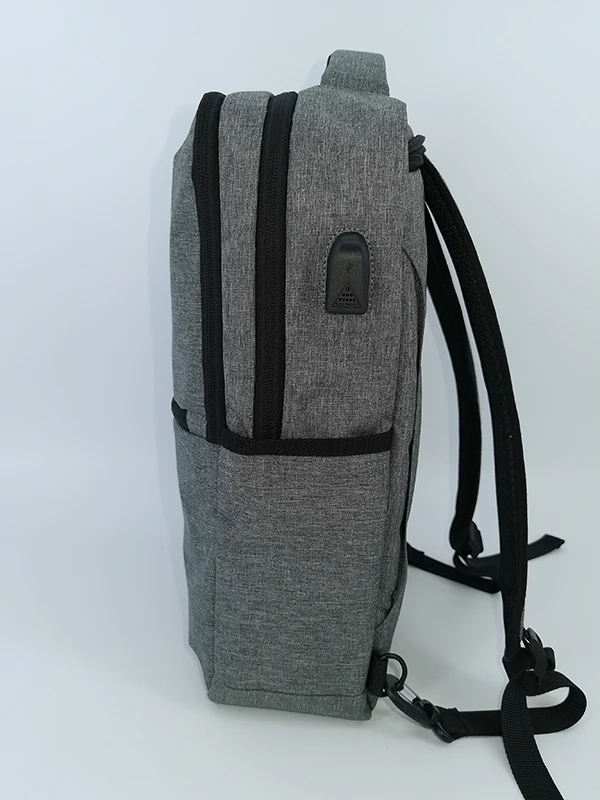 College Business Travel Bag Rucksack with Waterproof Rain Cover for USB Charging Port
