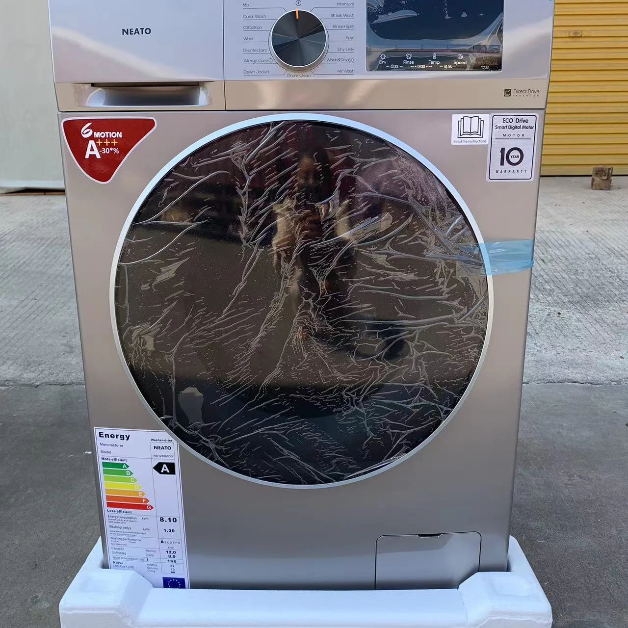 High Quality 12kg Front Loading Washing Machine,Dd Motor Fully