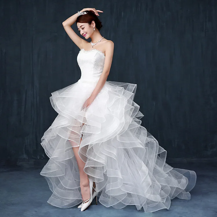 Shop Our Selection of Wedding Dresses Short in Front Long in Back