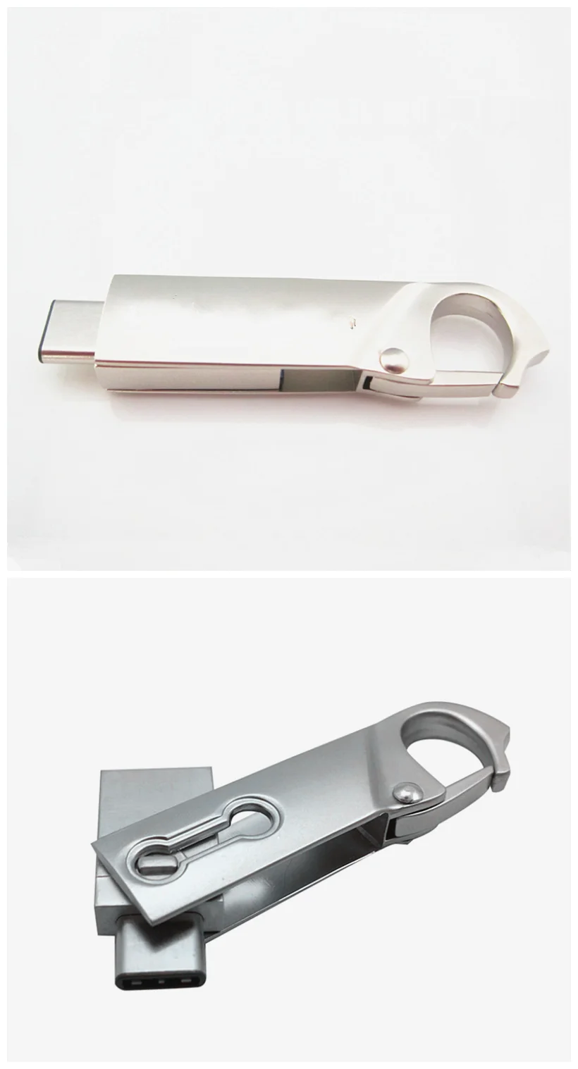 Gift Promotion 4GB USB Flash Drive 2.0 Pen Drive Apply for iphone and Computer mini swivel metal phone dual usb storage - ANKUX.COM